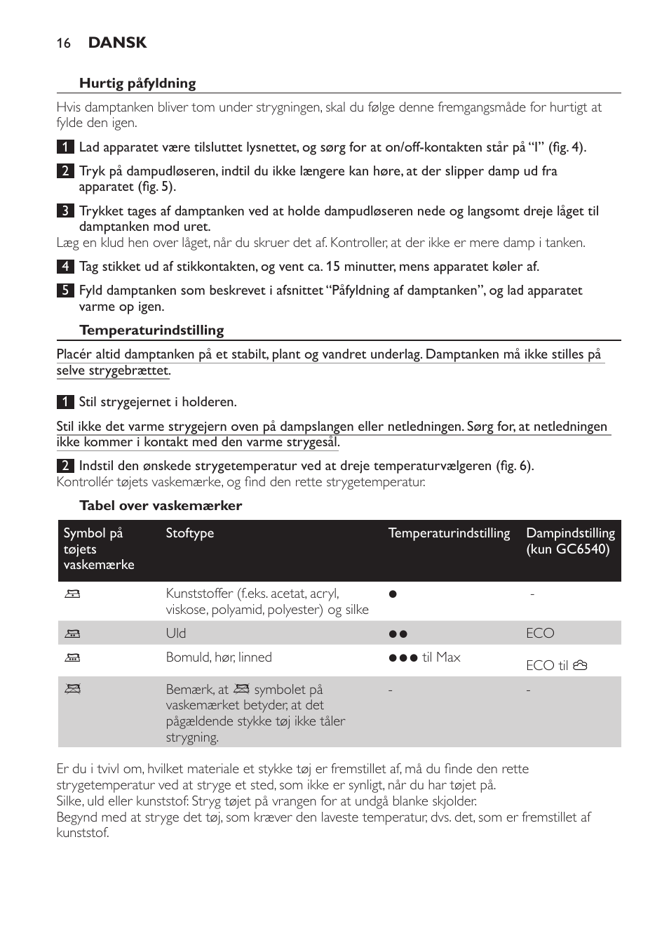 Philips Centrale vapeur haute pression User Manual | Page 16 / 116