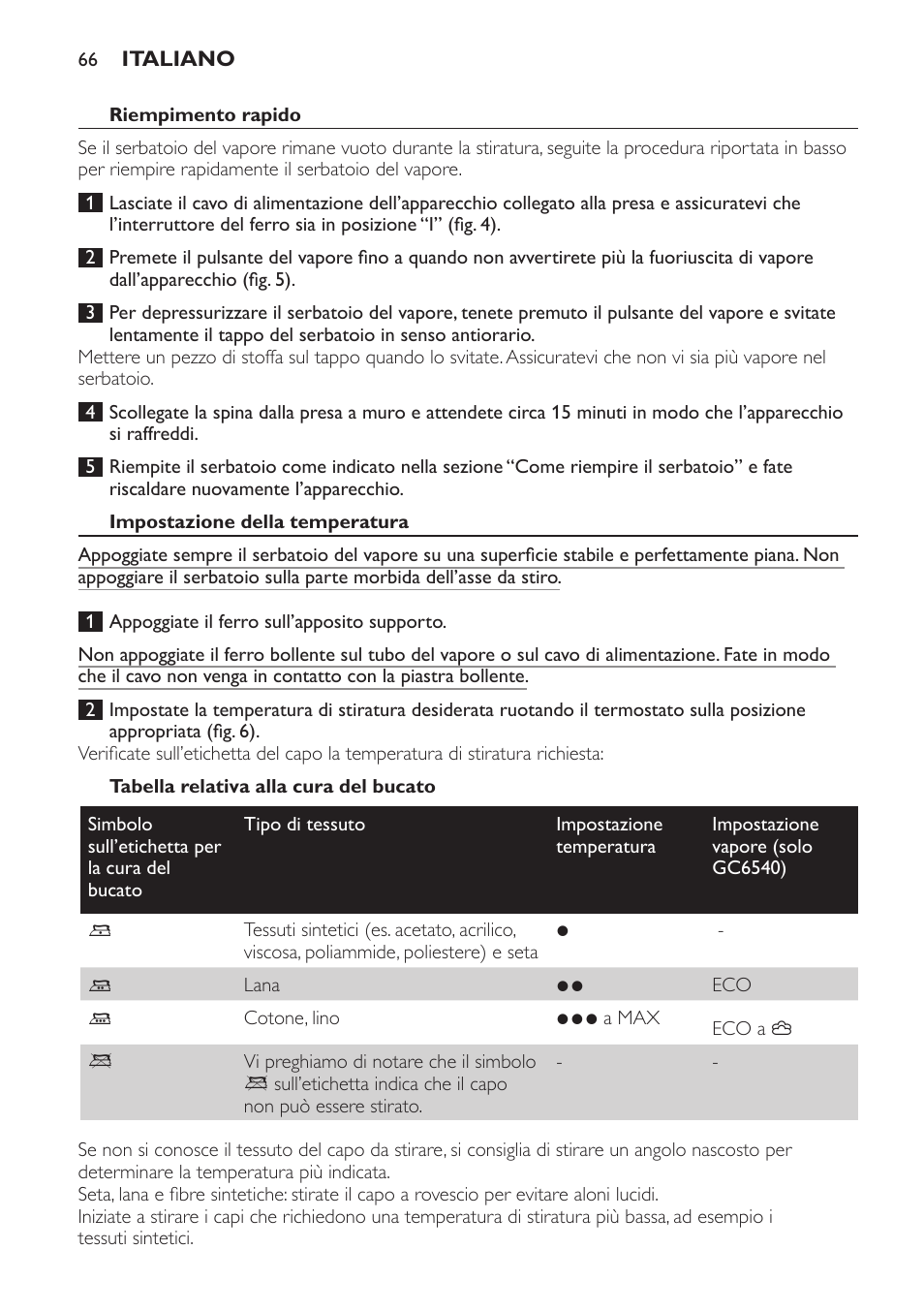 Philips Centrale vapeur haute pression User Manual | Page 66 / 116