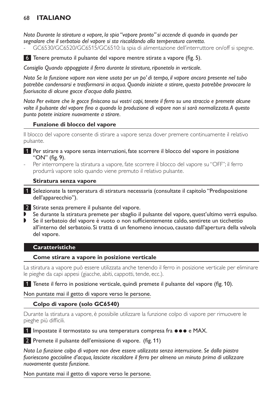 Philips Centrale vapeur haute pression User Manual | Page 68 / 116