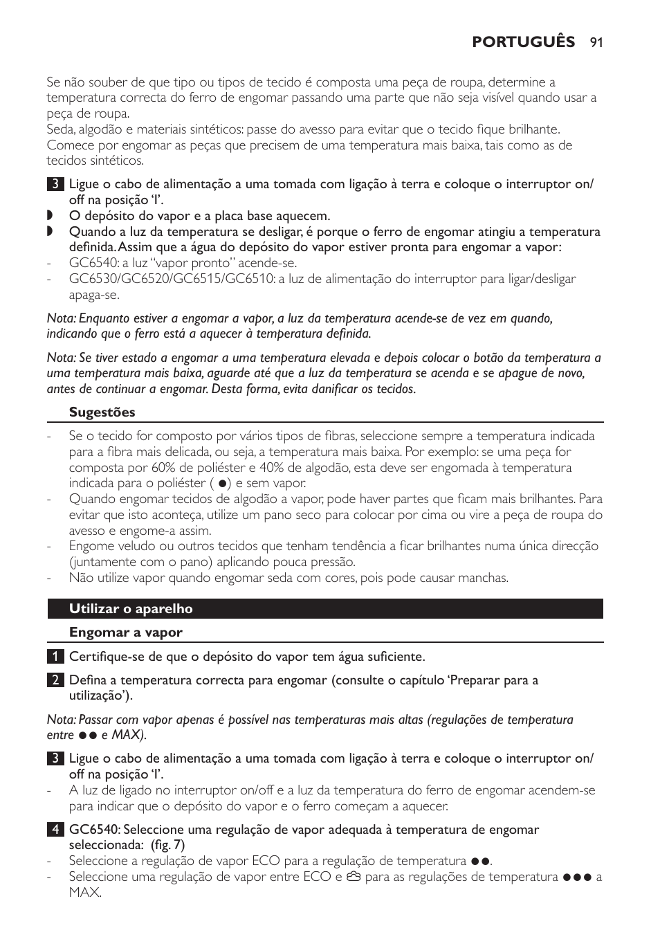 Philips Centrale vapeur haute pression User Manual | Page 91 / 116