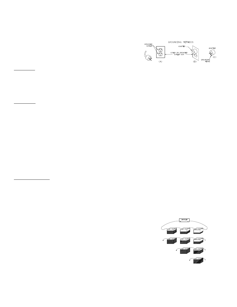 Caution | Associated Equipment 6080A User Manual | Page 3 / 5