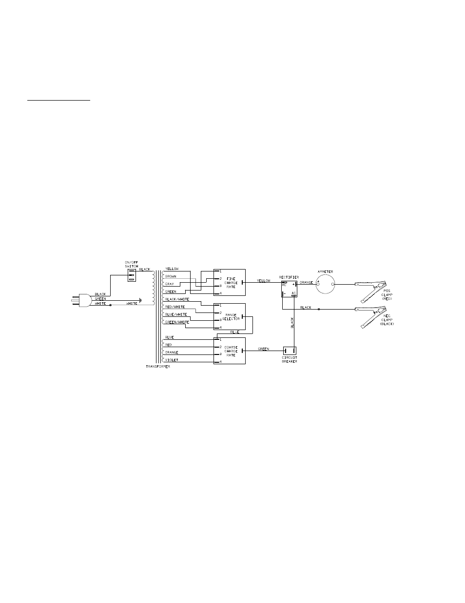 Wiring diagram model 6080a parts list | Associated Equipment 6080A User Manual | Page 4 / 5