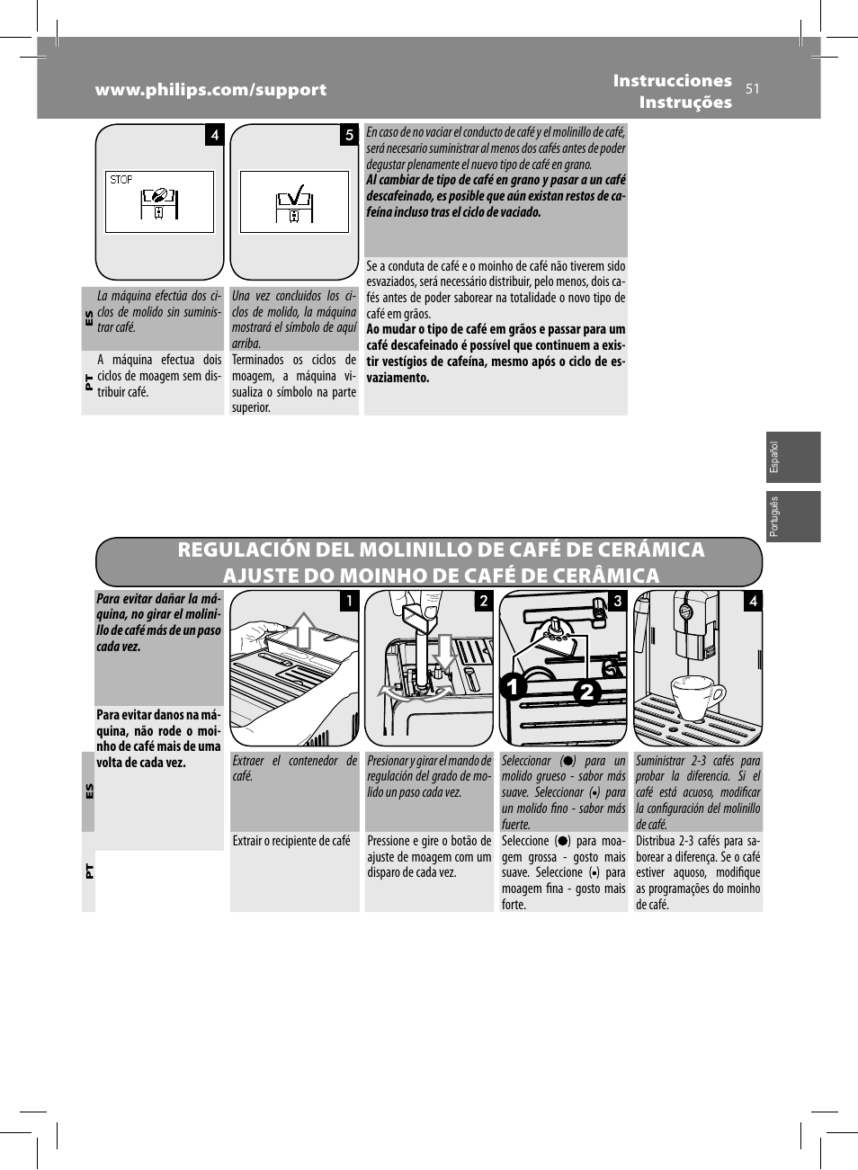 Philips Saeco Moltio Machine espresso Super Automatique User Manual | Page 51 / 60