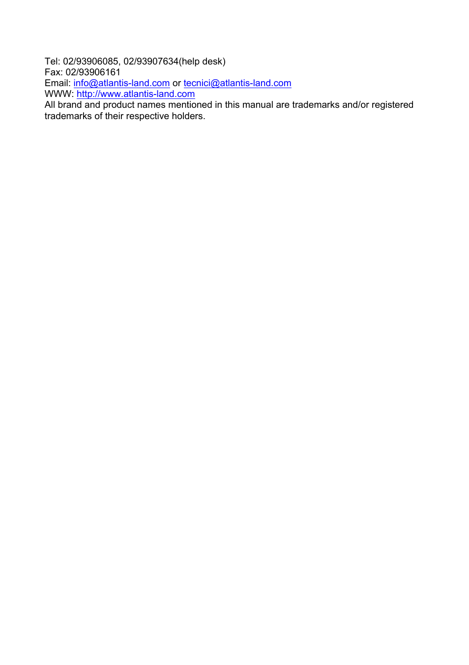 Atlantis A03-P625 User Manual | Page 13 / 17
