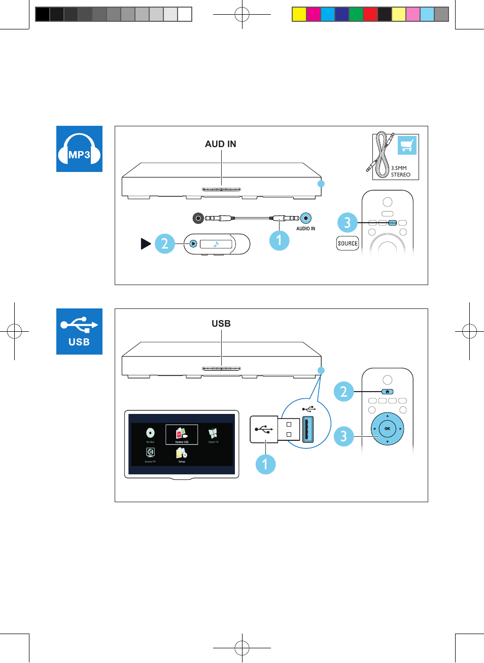 Philips Home Cinéma TV Sound Blu-ray User Manual | Page 9 / 12