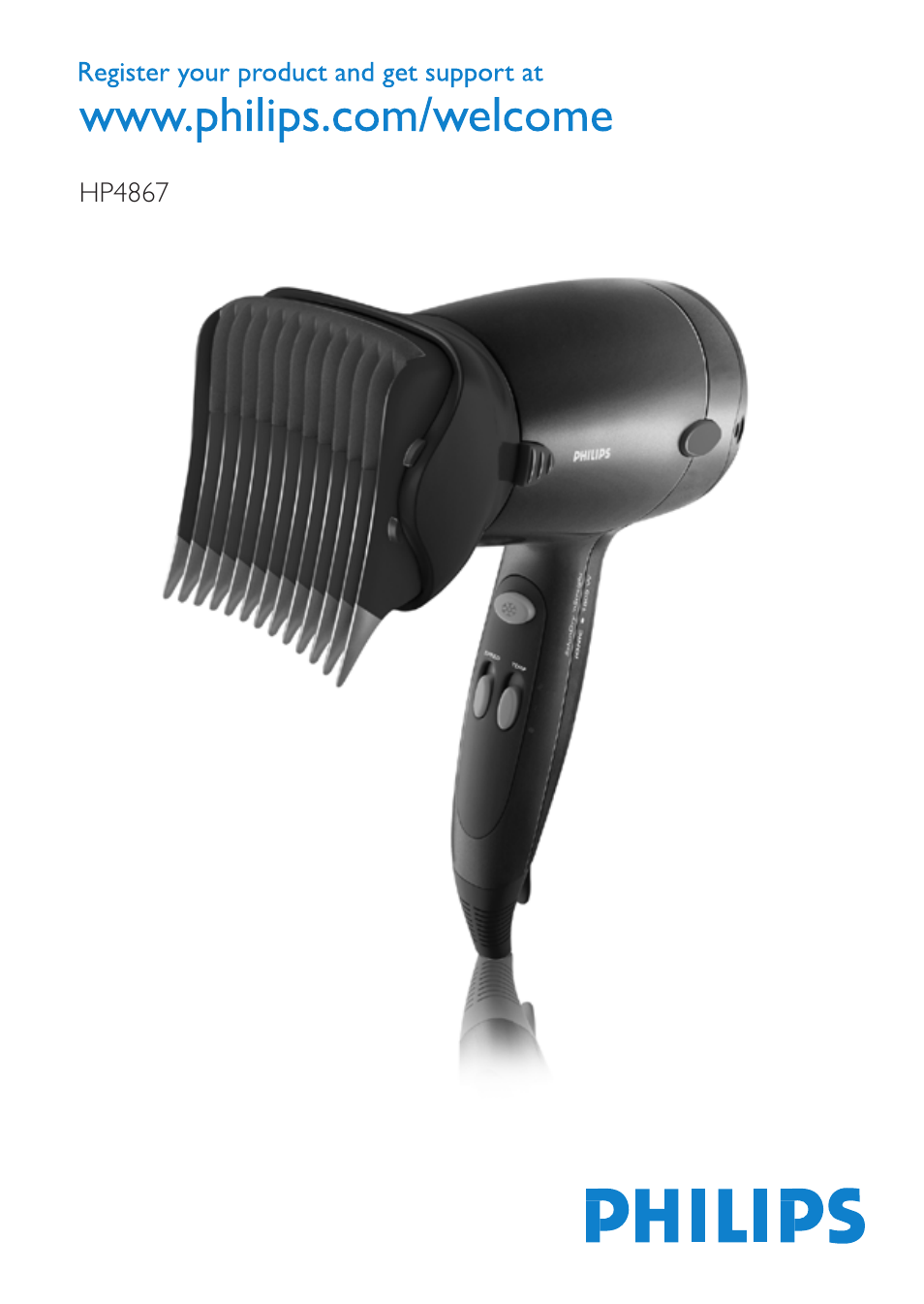 Philips SalonDry 'n Straight Sèche-cheveux User Manual | 104 pages