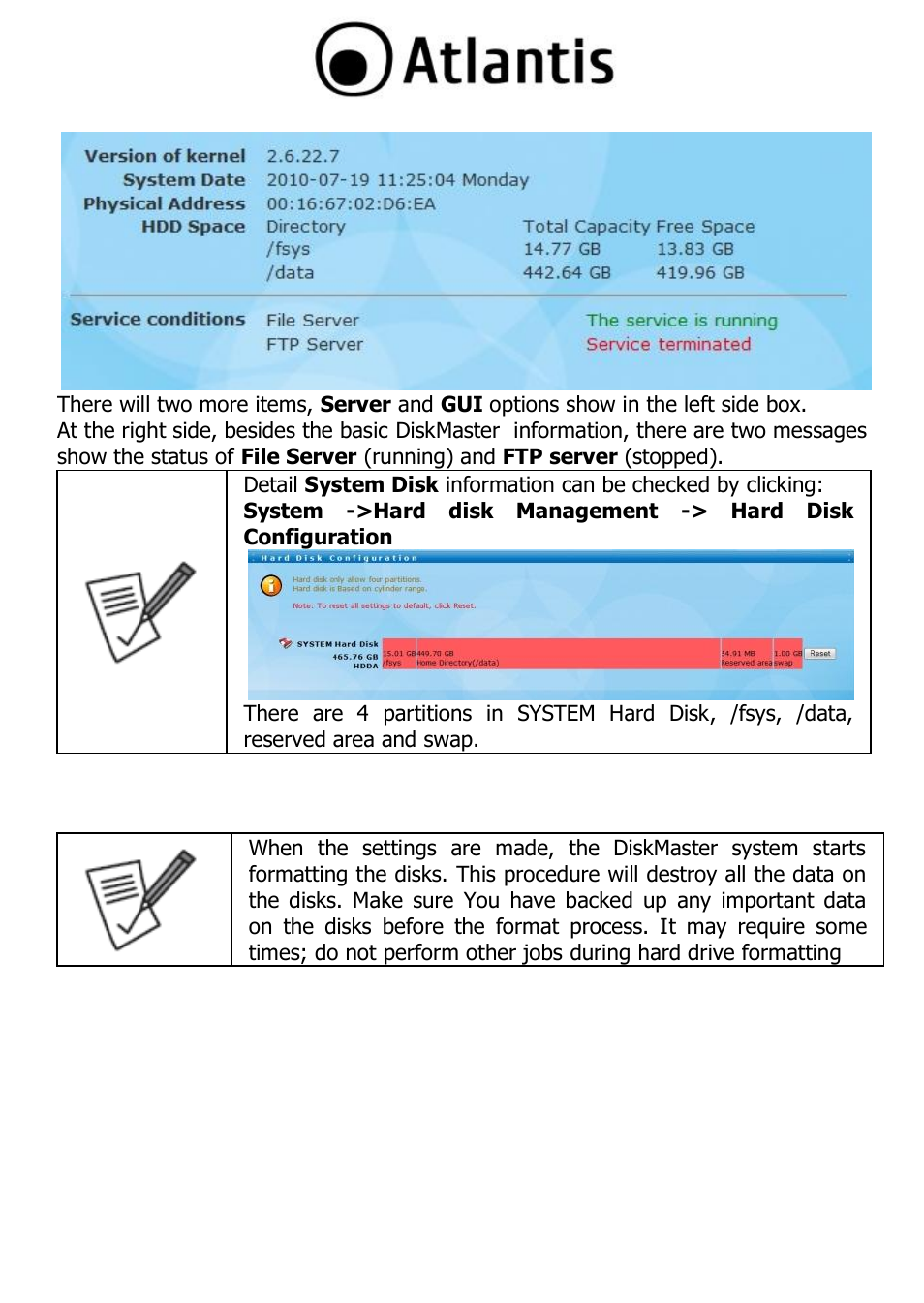 Atlantis DISKMASTER NAS65020 User Manual | Page 20 / 111