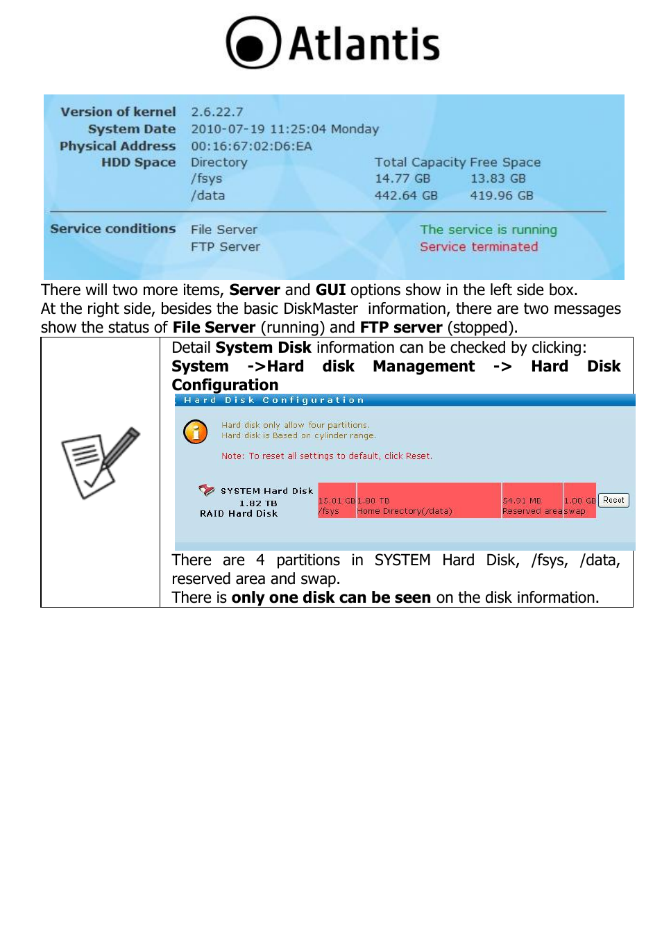 Atlantis DISKMASTER NAS65020 User Manual | Page 22 / 111
