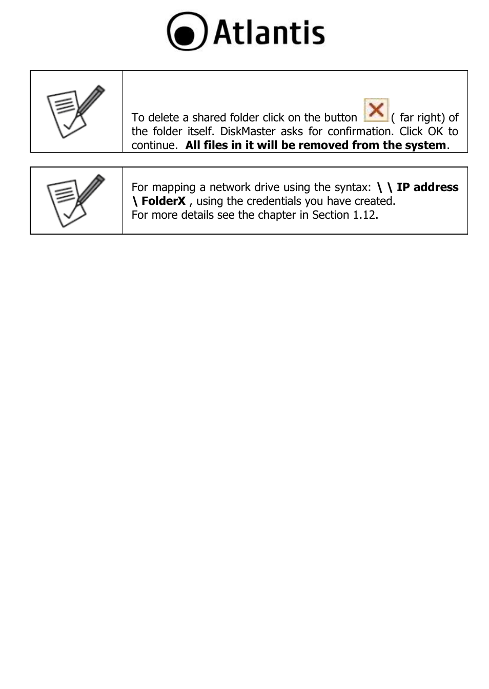 Atlantis DISKMASTER NAS65020 User Manual | Page 58 / 111