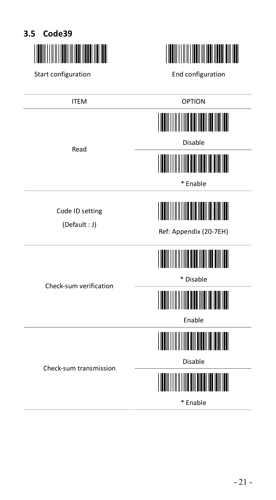 5 code39 | Atlantis BL-6000ZB User Manual | Page 21 / 54