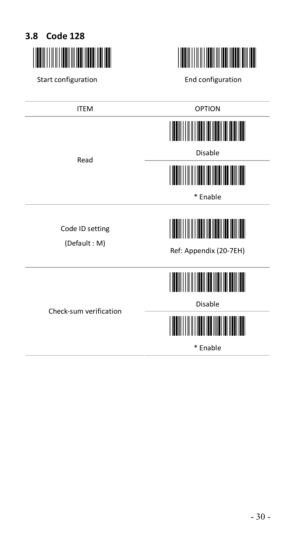 8 code 128 | Atlantis BL-6000ZB User Manual | Page 30 / 54