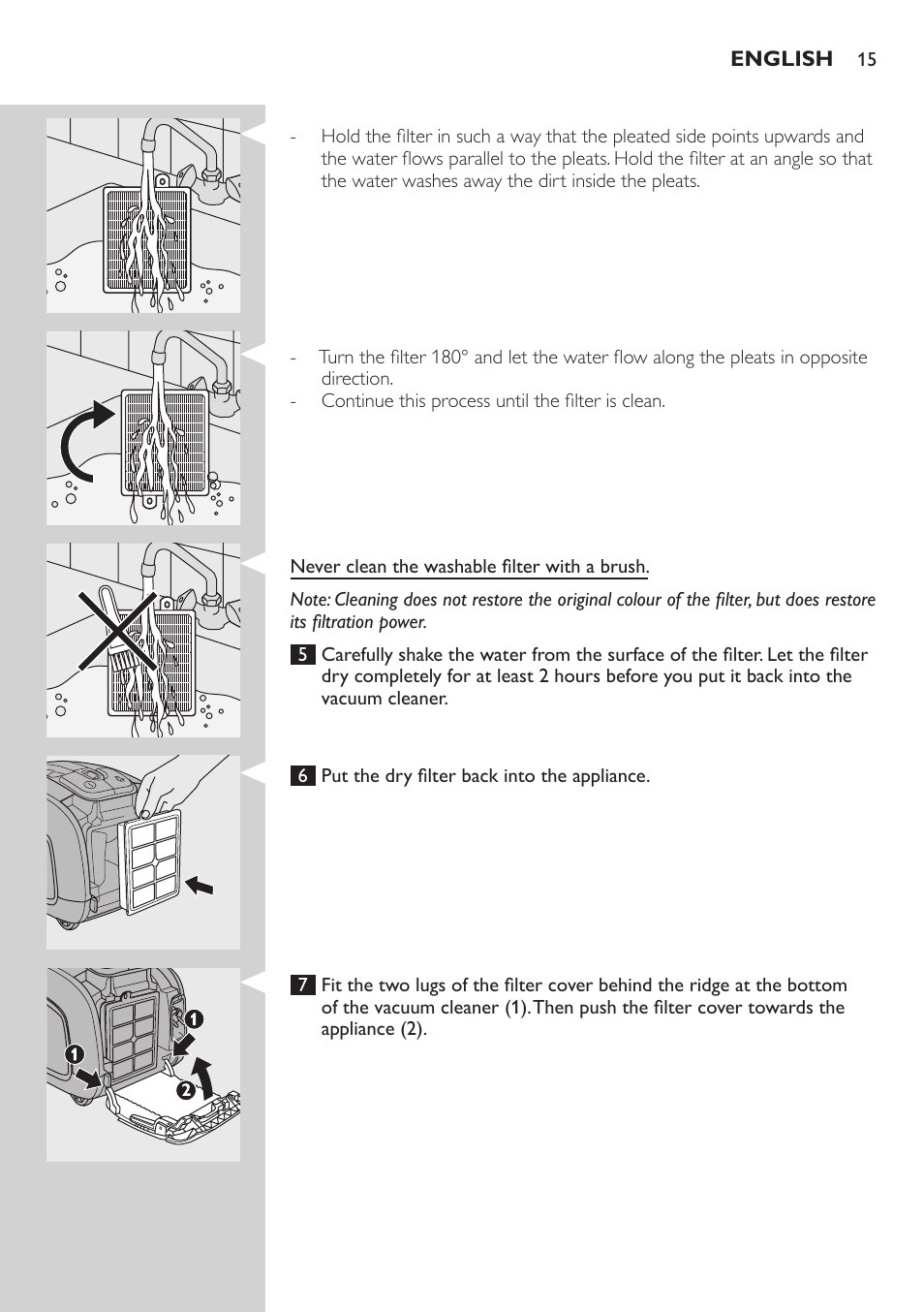 Philips SilentStar Aspirateur avec sac User Manual | Page 15 / 166