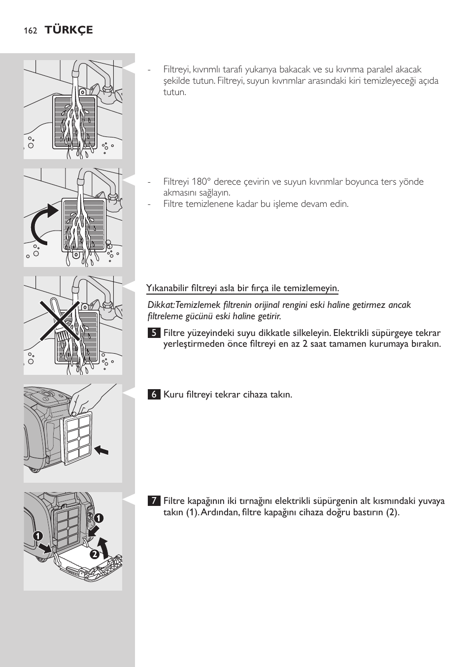 Philips SilentStar Aspirateur avec sac User Manual | Page 162 / 166