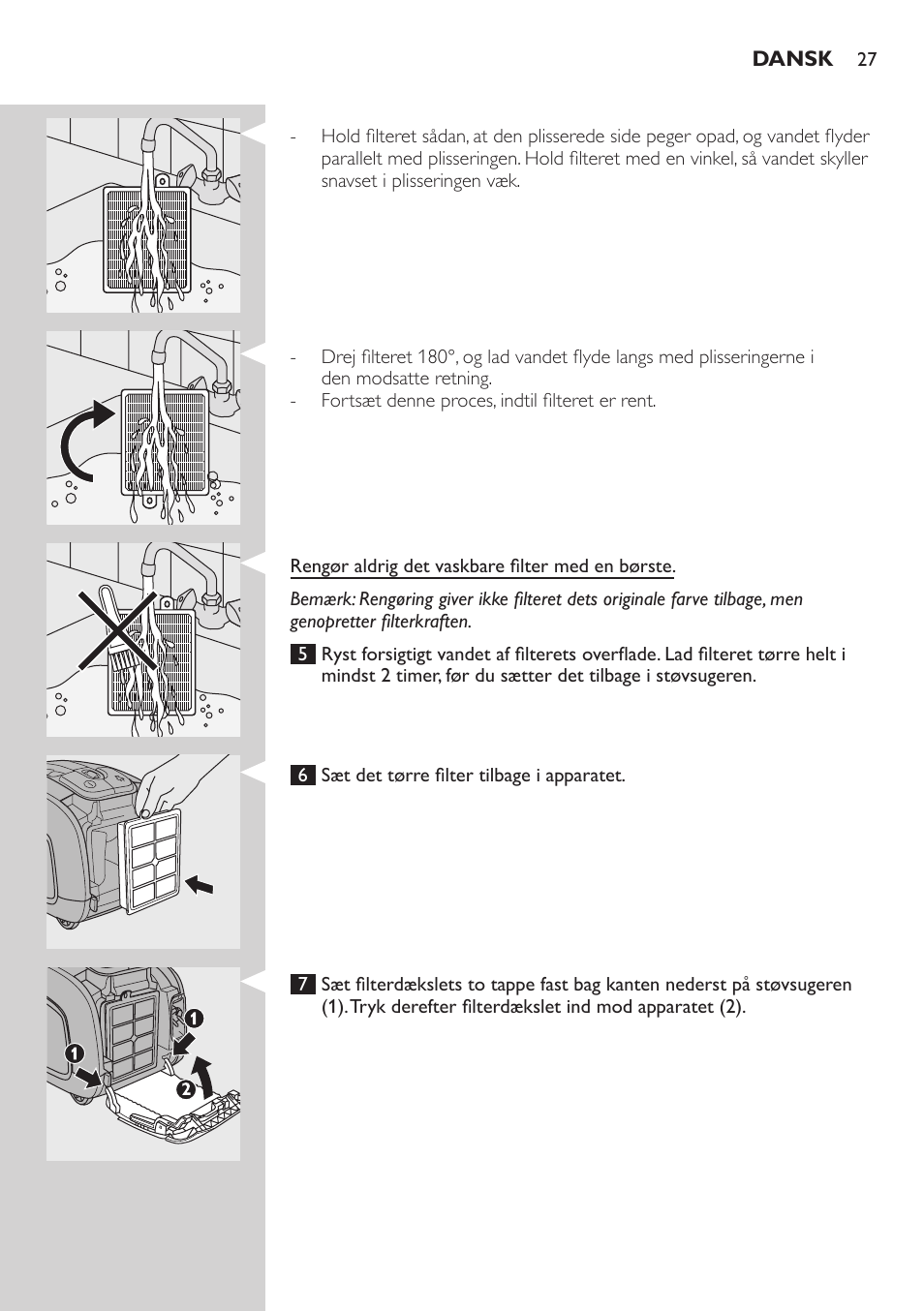 Philips SilentStar Aspirateur avec sac User Manual | Page 27 / 166