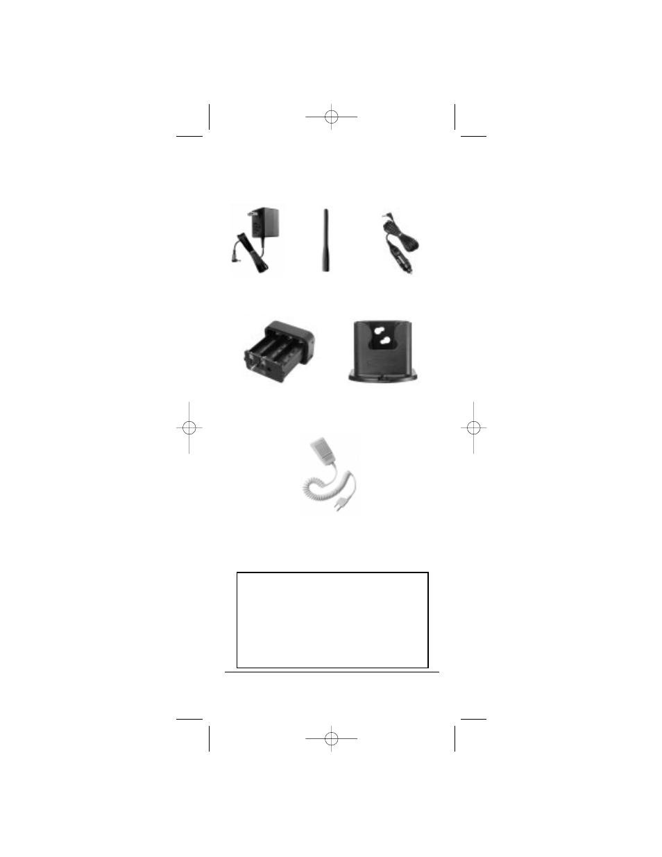 Optional parts and replacement accessories | Atlantis Cell Phone User Manual | Page 27 / 31