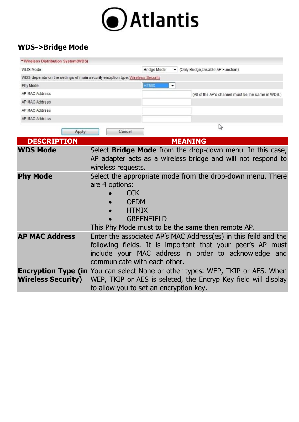 Wds->bridge mode | Atlantis A02-PL303-WN User Manual | Page 29 / 68