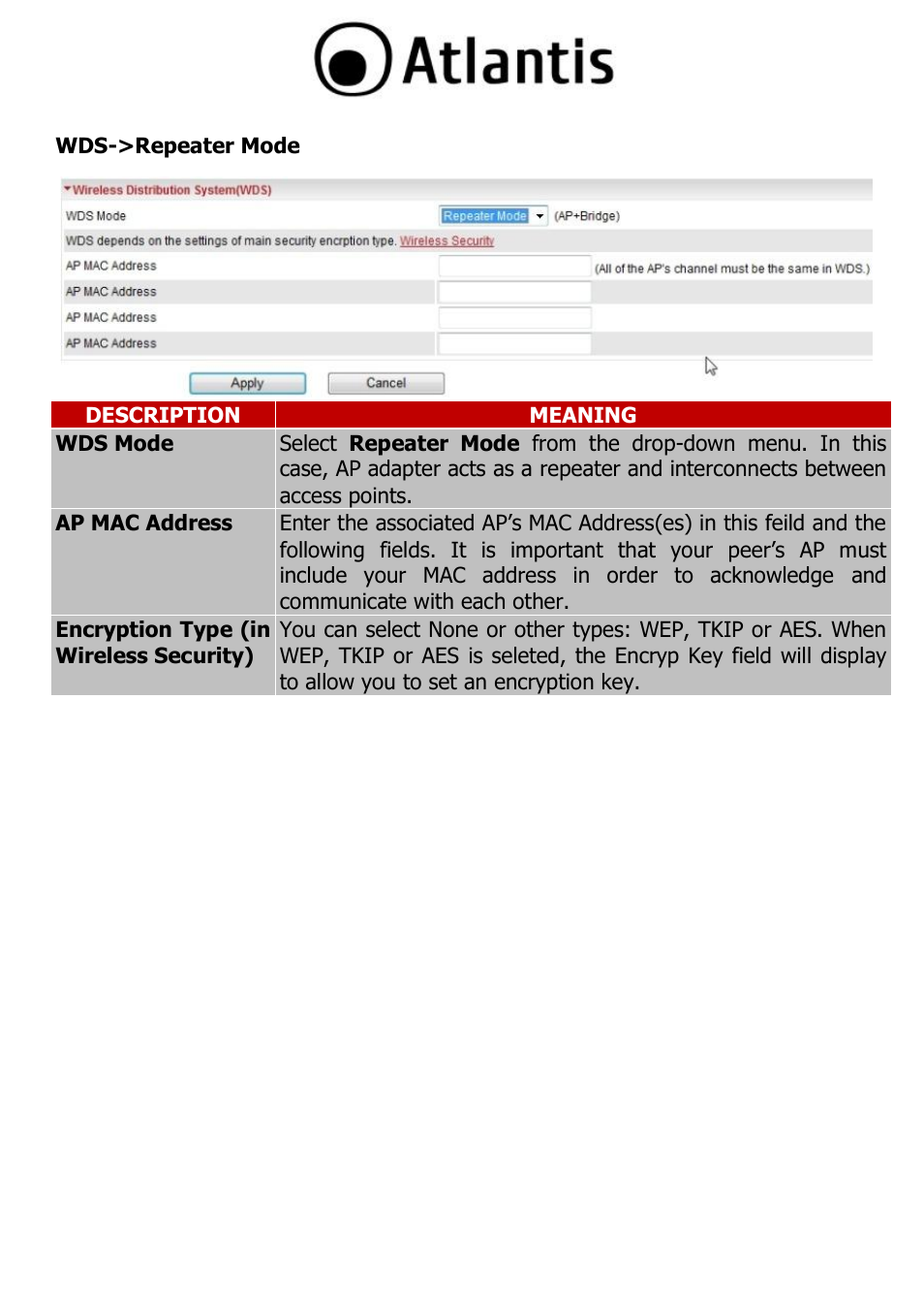 Wds->repeater mode | Atlantis A02-PL303-WN User Manual | Page 30 / 68