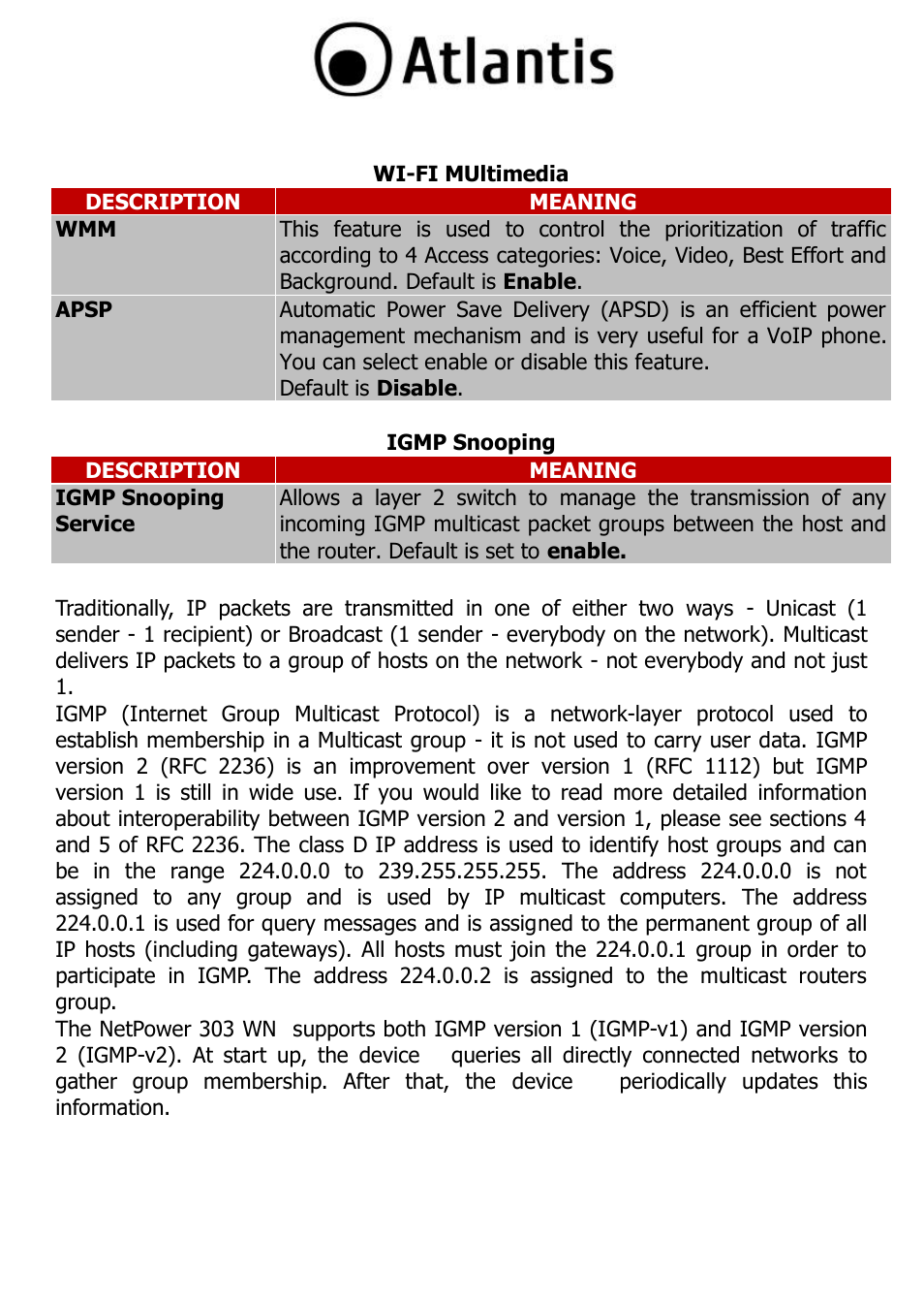 Atlantis A02-PL303-WN User Manual | Page 38 / 68