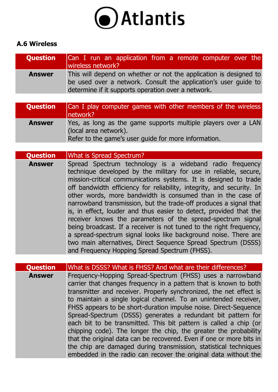 A.6 wireless, A.6 wireless 55 | Atlantis A02-PL303-WN User Manual | Page 55 / 68