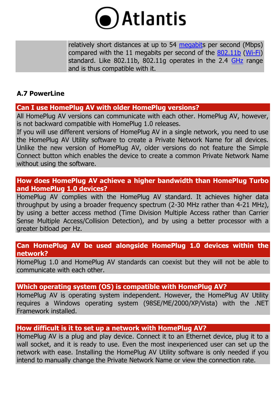 A.7 powerline | Atlantis A02-PL303-WN User Manual | Page 57 / 68