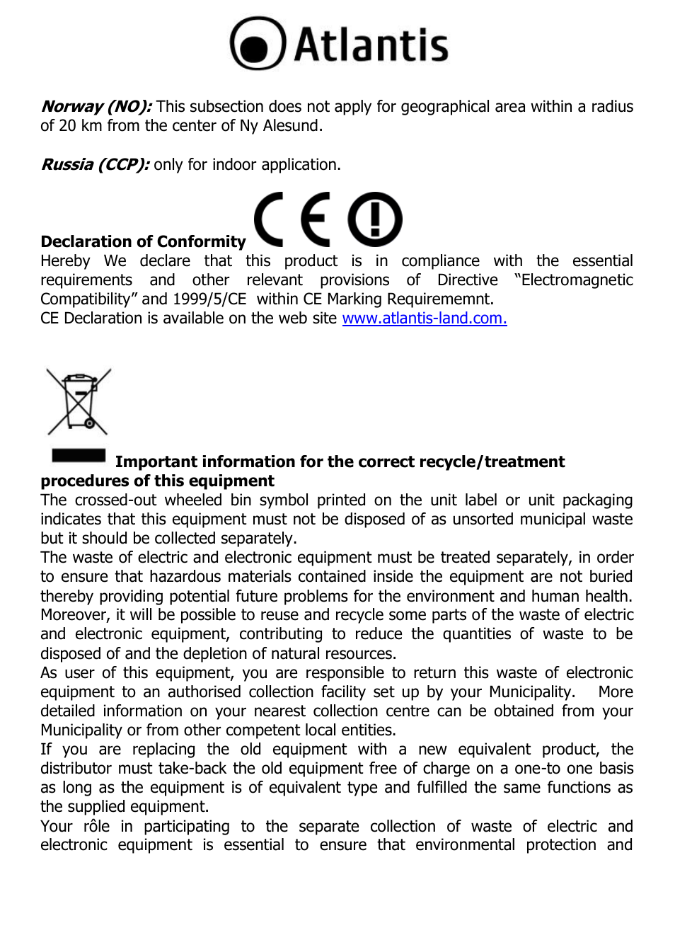 Atlantis A02-PL303-WN User Manual | Page 7 / 68