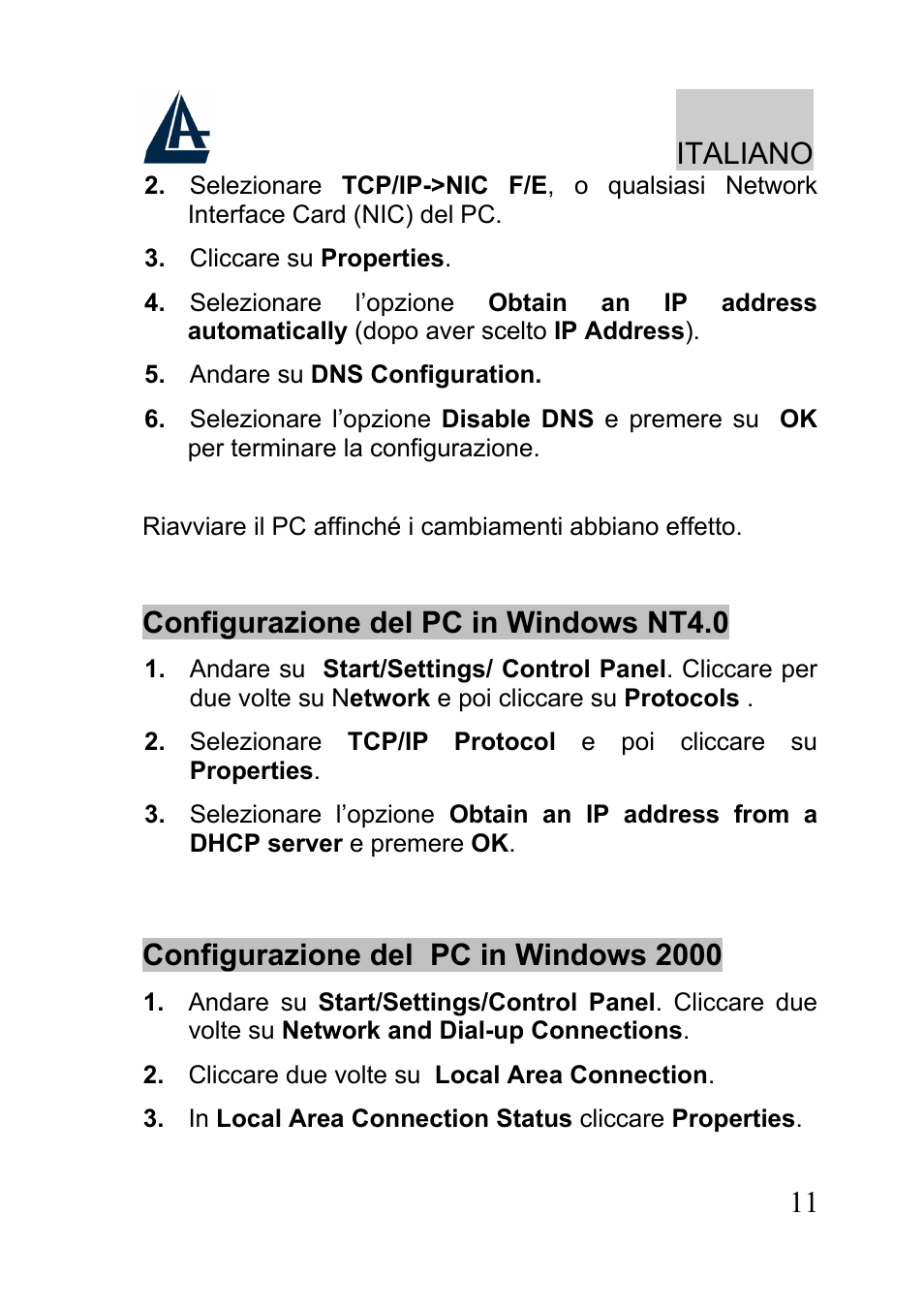 Atlantis A02-RA241-W54 User Manual | Page 11 / 80