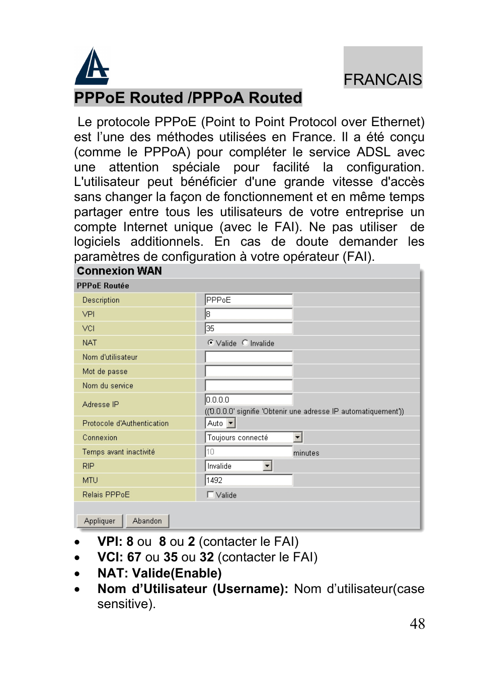 Atlantis A02-RA241-W54 User Manual | Page 48 / 80