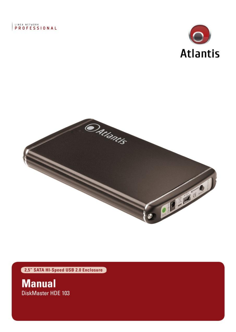 Atlantis DISKMASTER HDE 103 User Manual | 37 pages