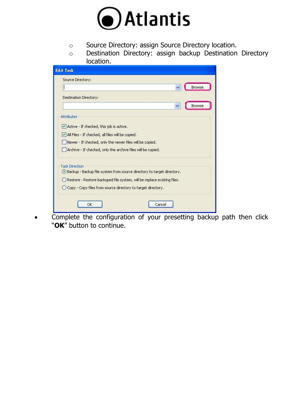 Atlantis DISKMASTER HDE 103 User Manual | Page 26 / 37