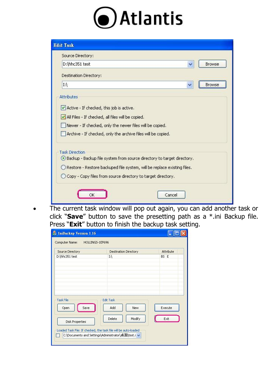 Atlantis DISKMASTER HDE 103 User Manual | Page 27 / 37