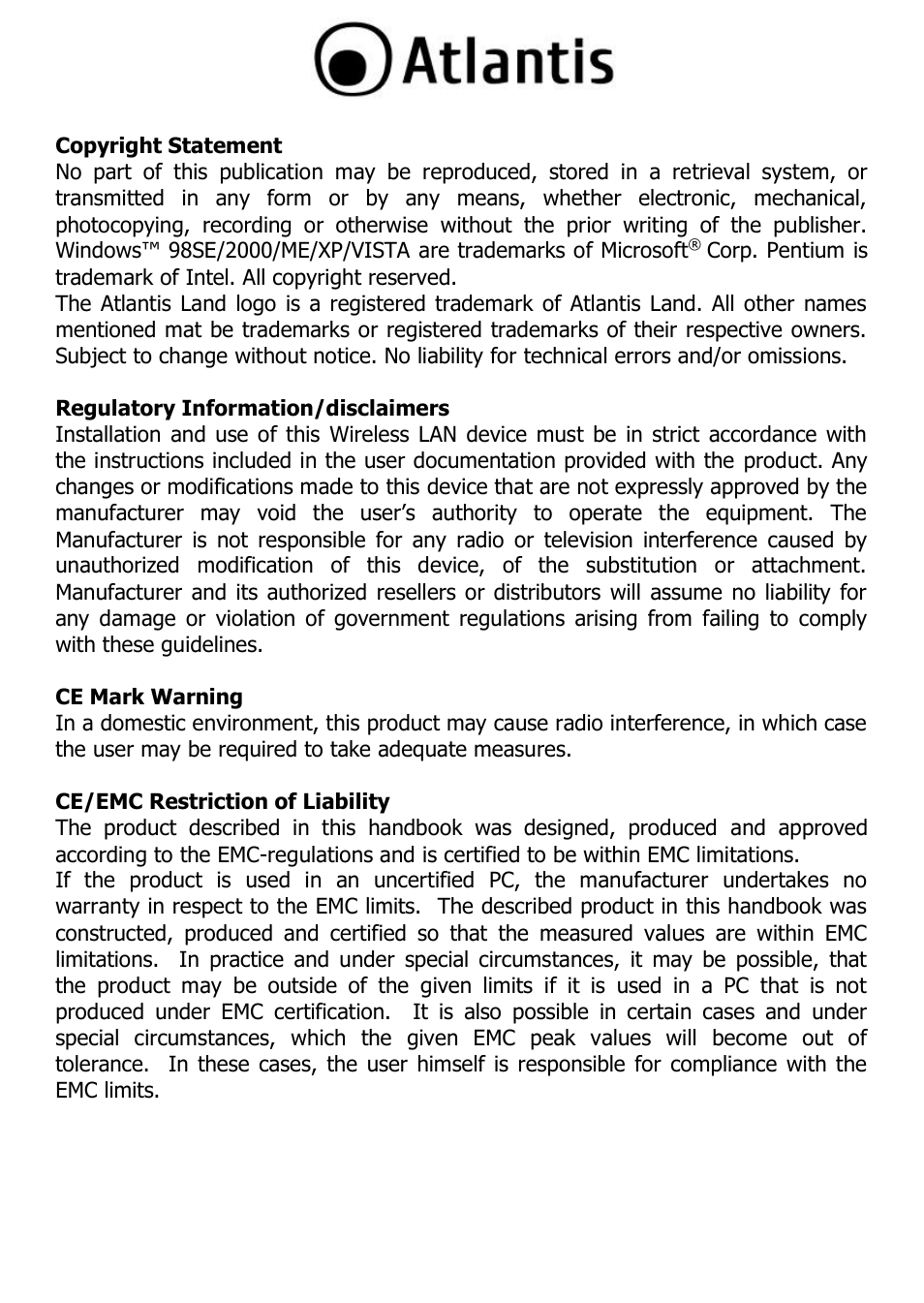 Atlantis DISKMASTER HDE 103 User Manual | Page 4 / 37