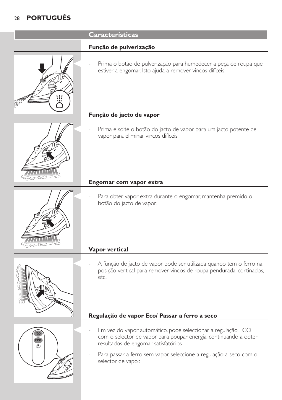 Philips Azur Performer Fer vapeur User Manual | Page 28 / 31