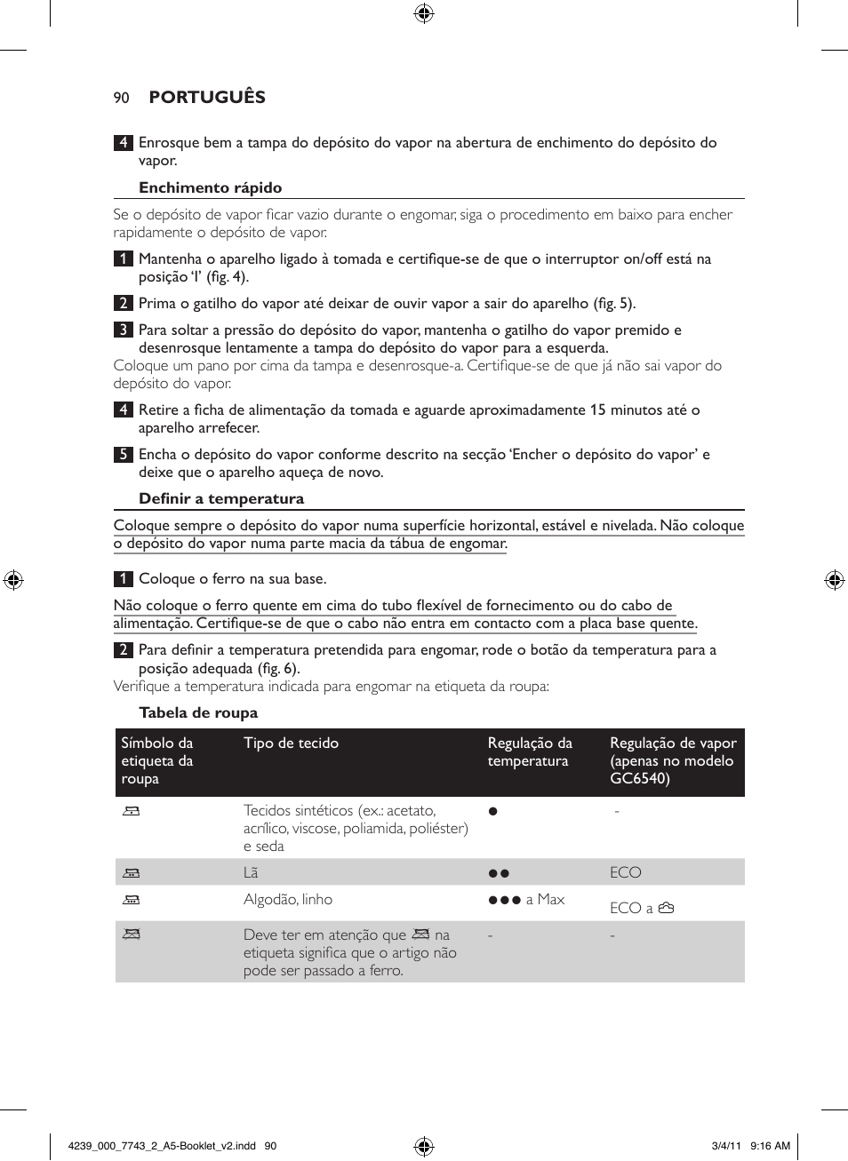 Philips Centrale vapeur haute pression User Manual | Page 90 / 116