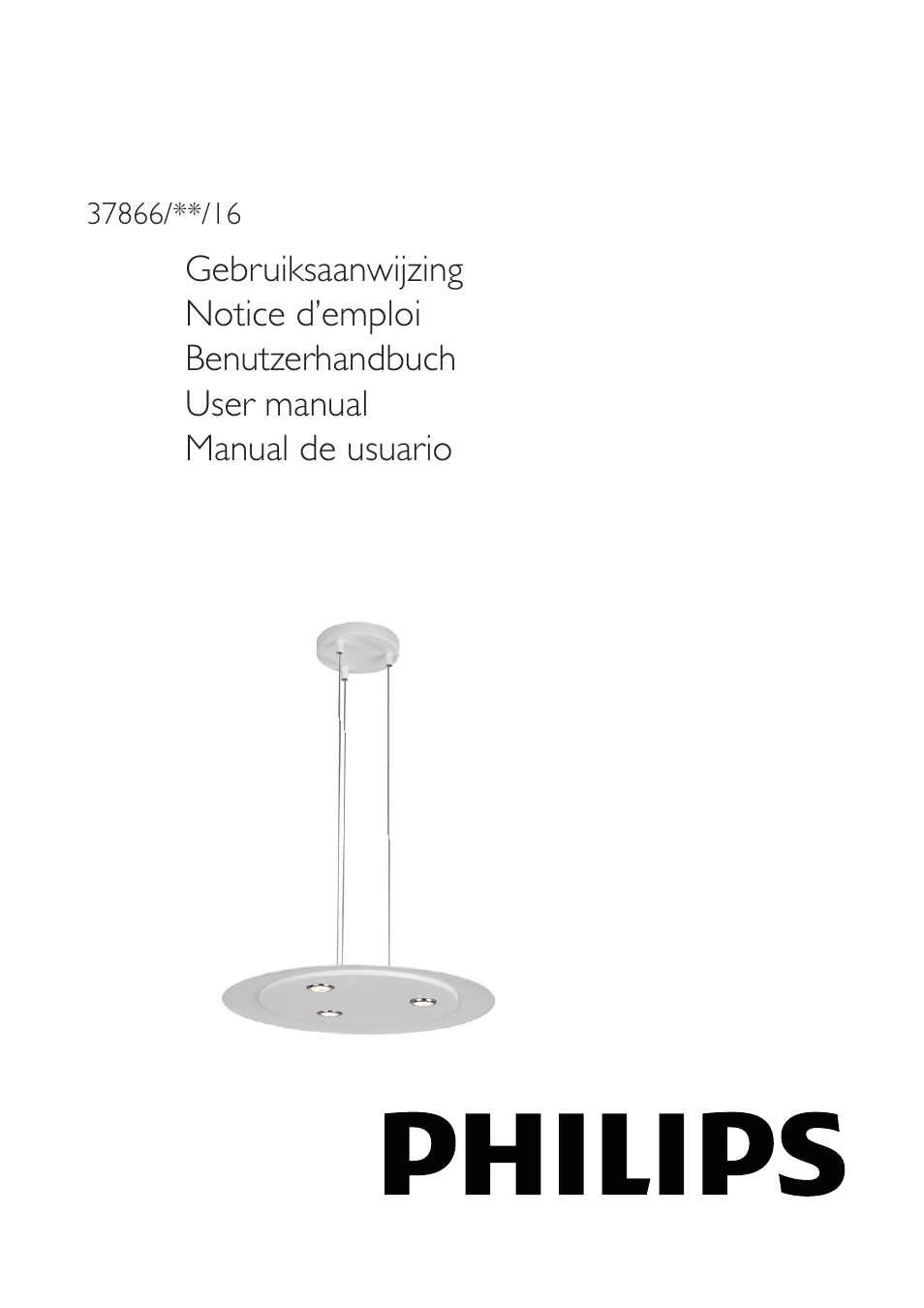 Philips Ledino Suspension User Manual | 8 pages