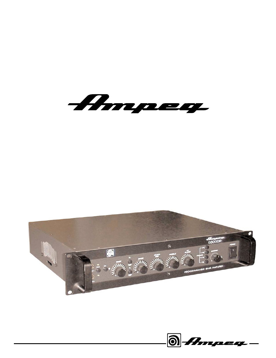 Ampeg B500DR User Manual | 20 pages