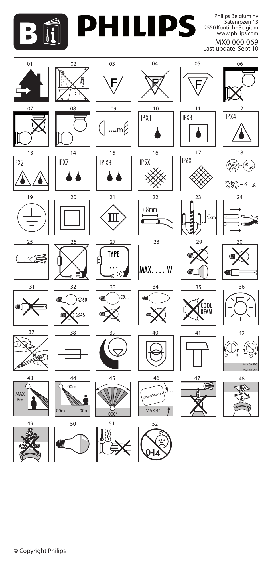 Philips photophores Special Moments User Manual | 30 pages