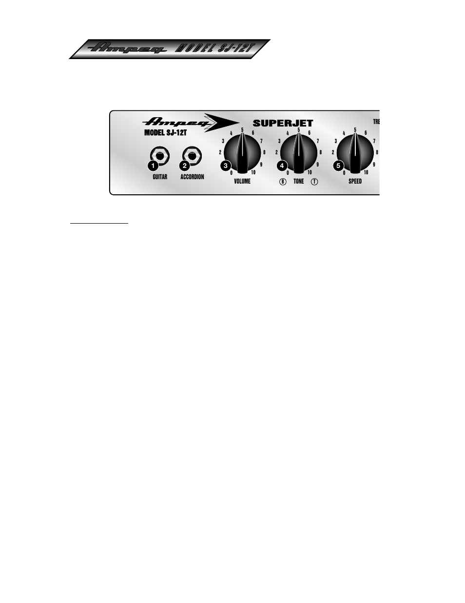 Superjet | Ampeg SJ-12T User Manual | Page 4 / 12