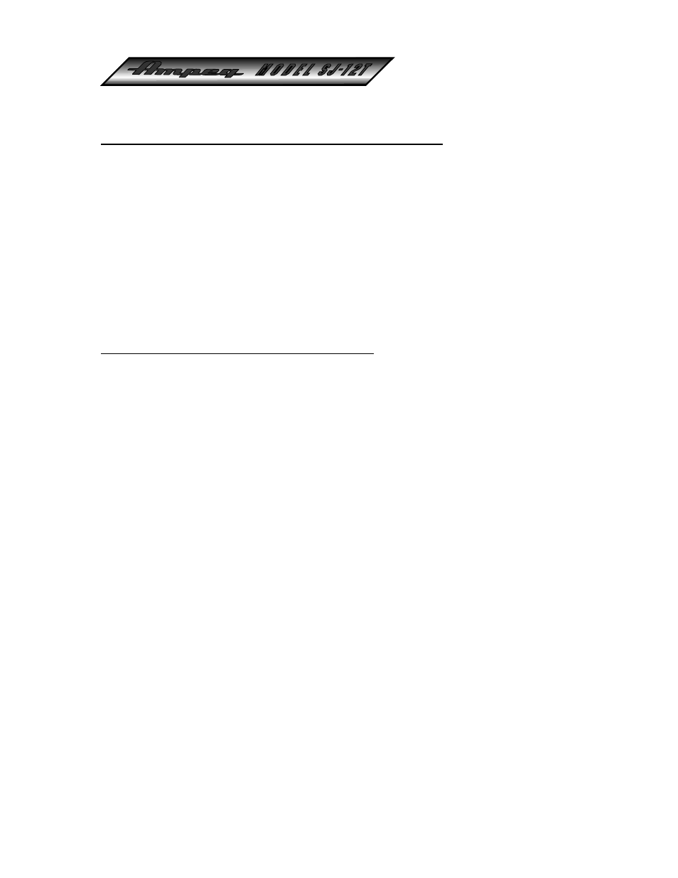 Ampeg SJ-12T User Manual | Page 8 / 12