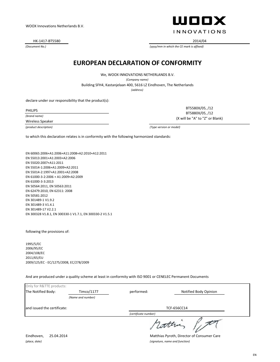 Philips Enceinte sans fil User Manual | 21 pages