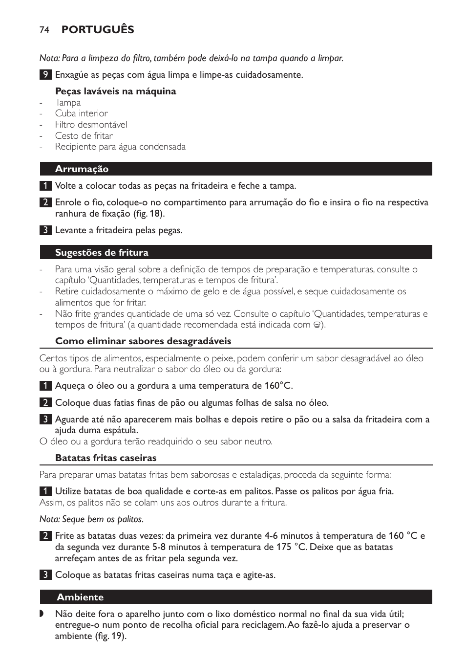 Philips Friteuse User Manual | Page 74 / 100