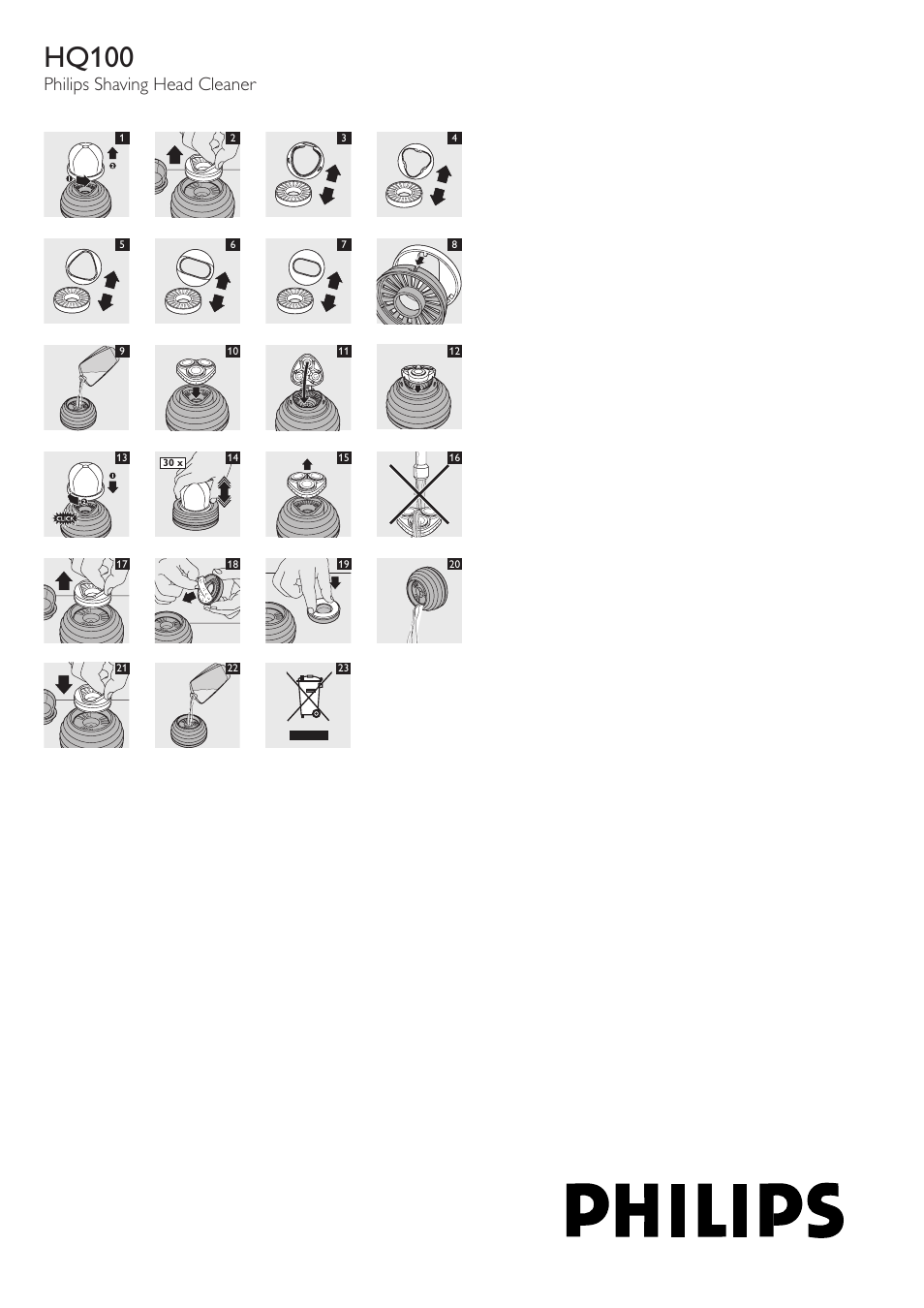 Philips Liquide de nettoyage User Manual | 8 pages