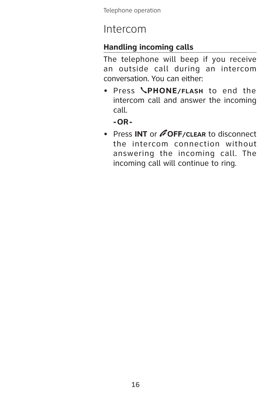 Intercom | AT&T E3813B User Manual | Page 19 / 69