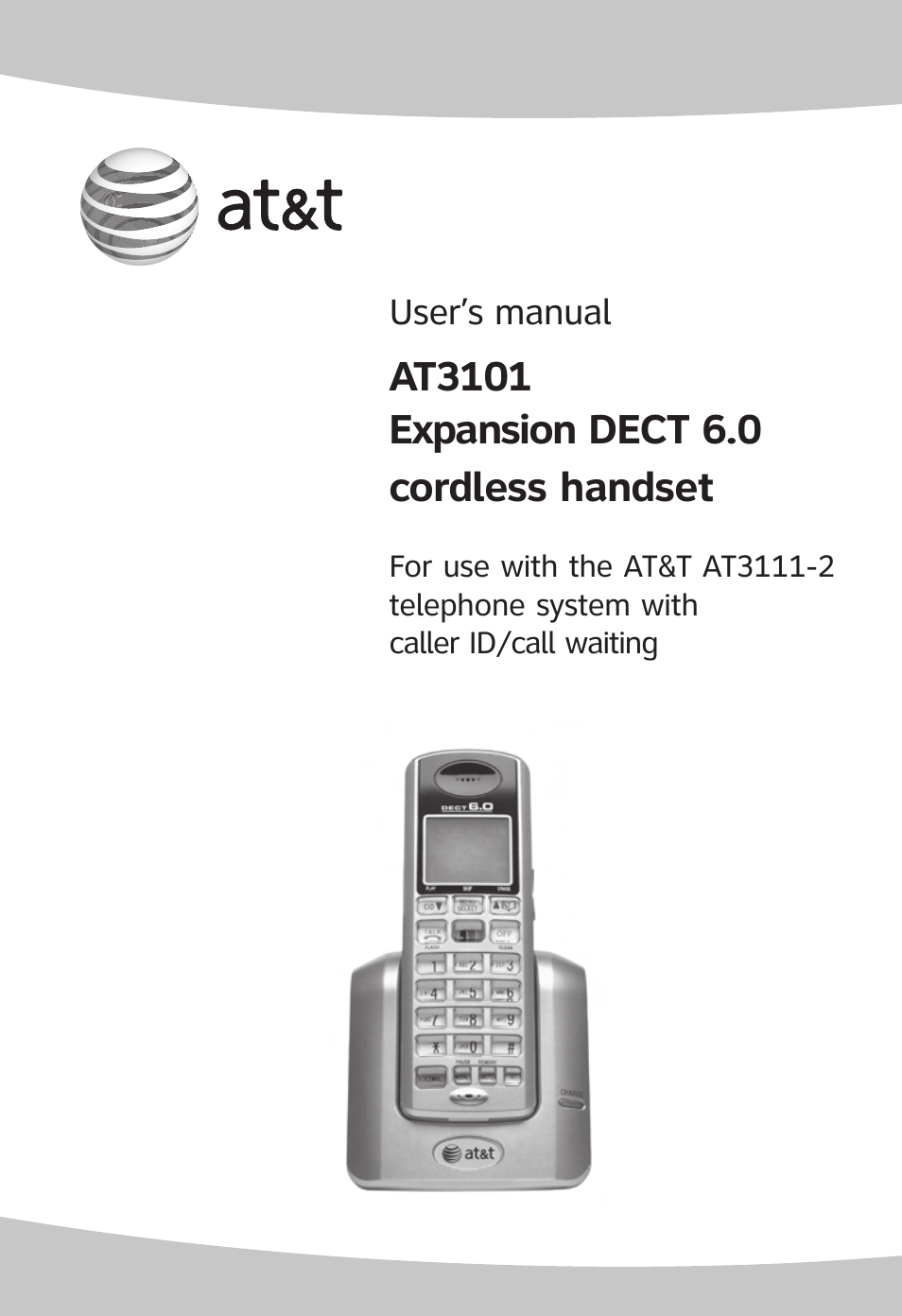 AT&T AT3101 User Manual | 35 pages