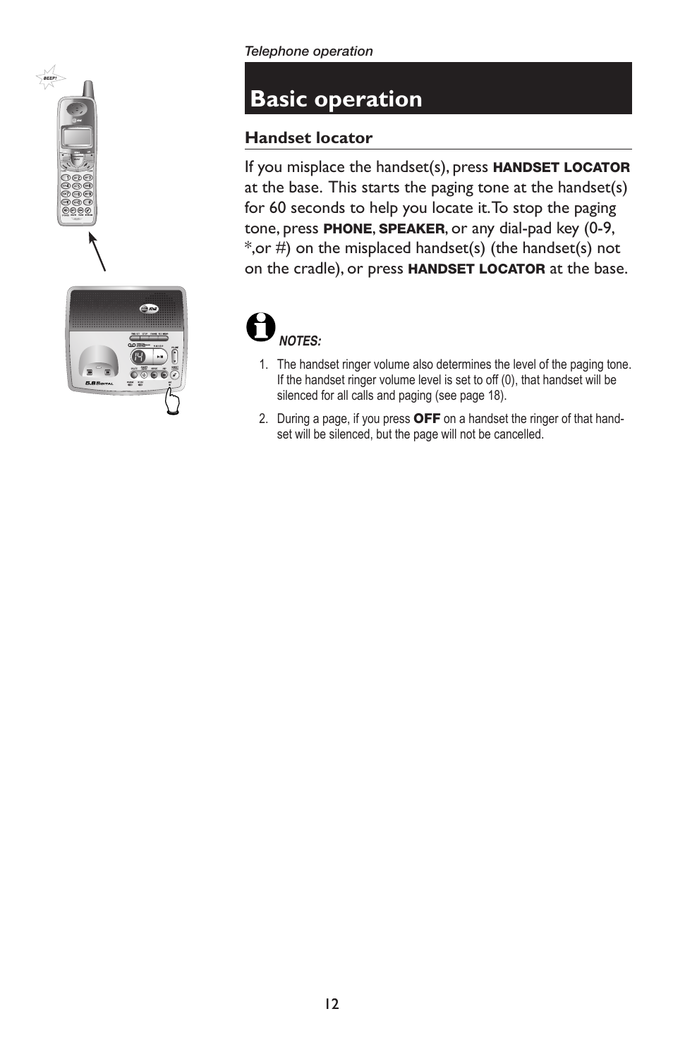 Basic operation | AT&T E5934B User Manual | Page 16 / 64