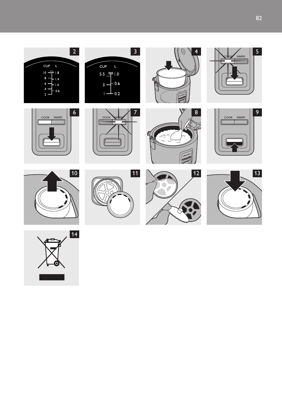 Philips Cuiseur à riz User Manual | Page 82 / 84