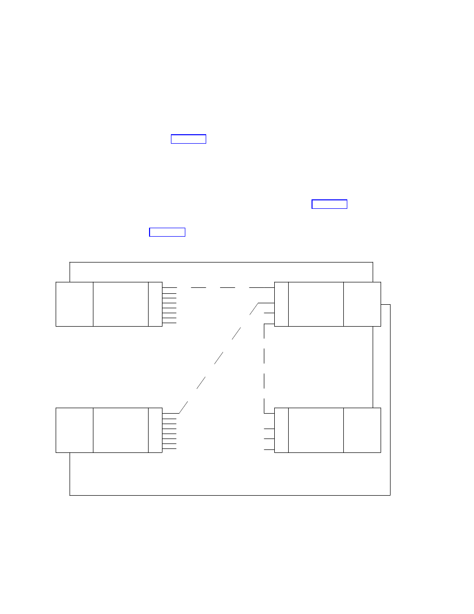 Figure 6-4. minimized link connections | AT&T DEFINITY 7200 series User Manual | Page 124 / 348