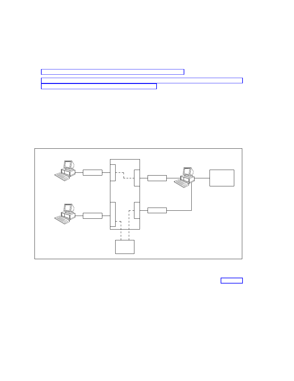 Communication between the lan and outside dtes, Figure 8-6. outside dte access to lan | AT&T DEFINITY 7200 series User Manual | Page 169 / 348