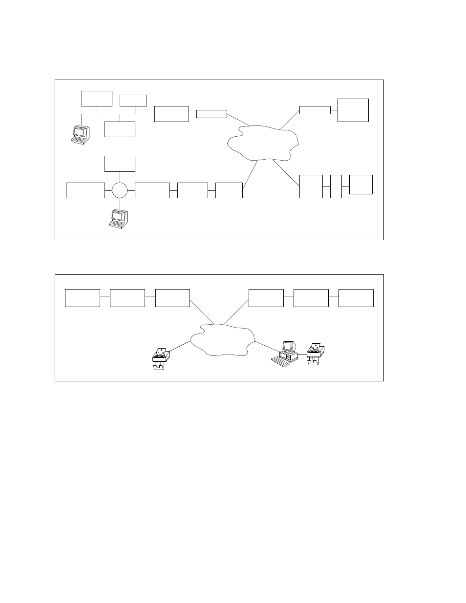 Figure 9-5. a possible imaging configuration, Figure 9-6. a possible fax configuration | AT&T DEFINITY 7200 series User Manual | Page 198 / 348