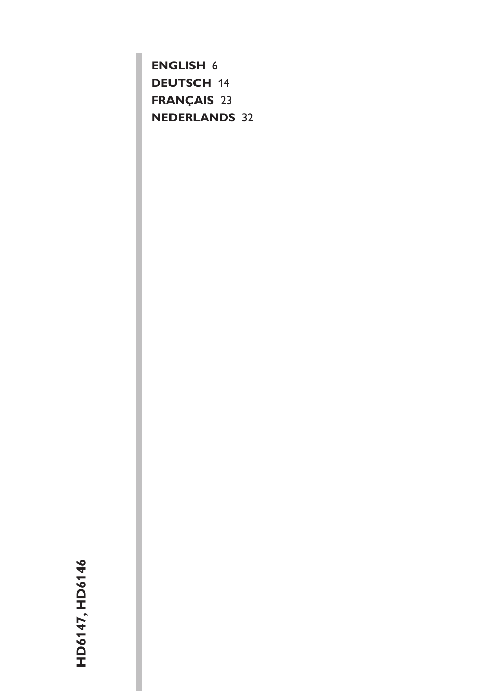 Philips Friteuse User Manual | Page 5 / 44