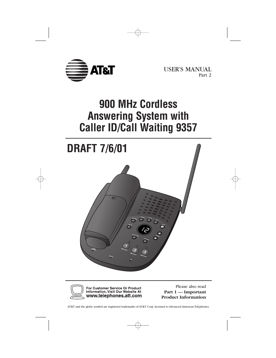 AT&T 9357 User Manual | 32 pages